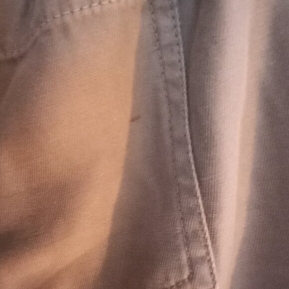 ZARA slouchy khaki/olive cargo pants with patches - Picture 10 of 12